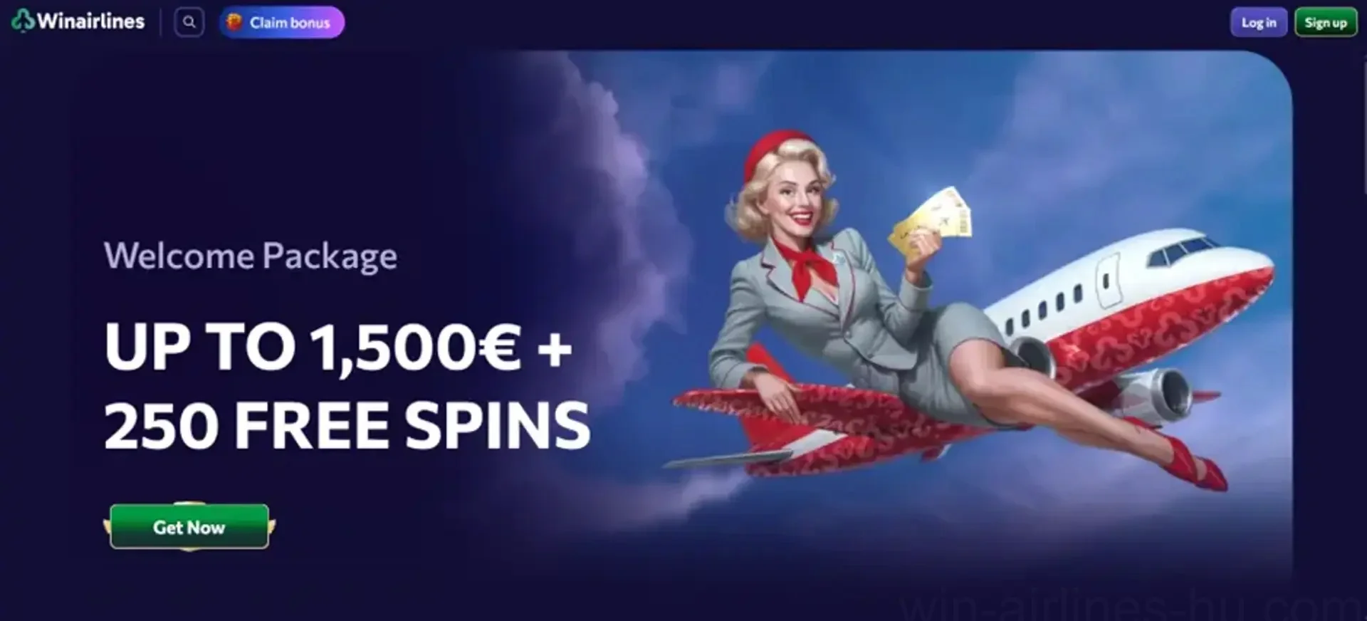 Winairlines Casino Üdvözlő Bónusz